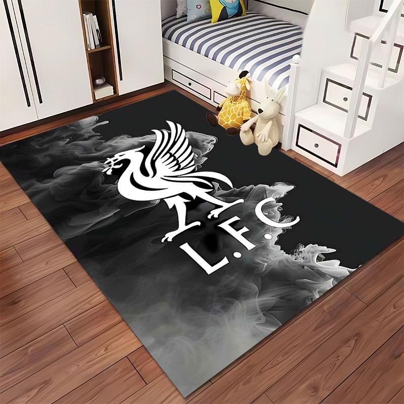 Black and White LFC Bird Design suitable as a non-slip mat for the living room or bedroom sofa