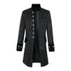 Men's Steampunk Medieval Jacket Pirate Viking Renaissance Costume Formal Tailcoat Gothic Victorian Halloween Tuxedo Coats