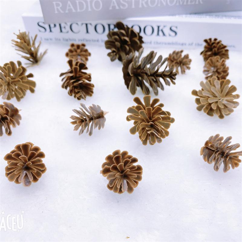 Plastic Pine Cone Ornaments: 2-6 Cm Christmas Craft & Photography Props