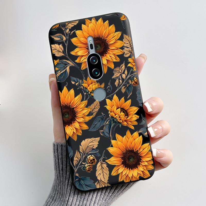 For Sony Xperia XZ2 Premium SO-04K SOV38 XZ2Premium Case Luxury Cute Cool Boys Girls Black Soft Silicone Back Cover TPU Housing