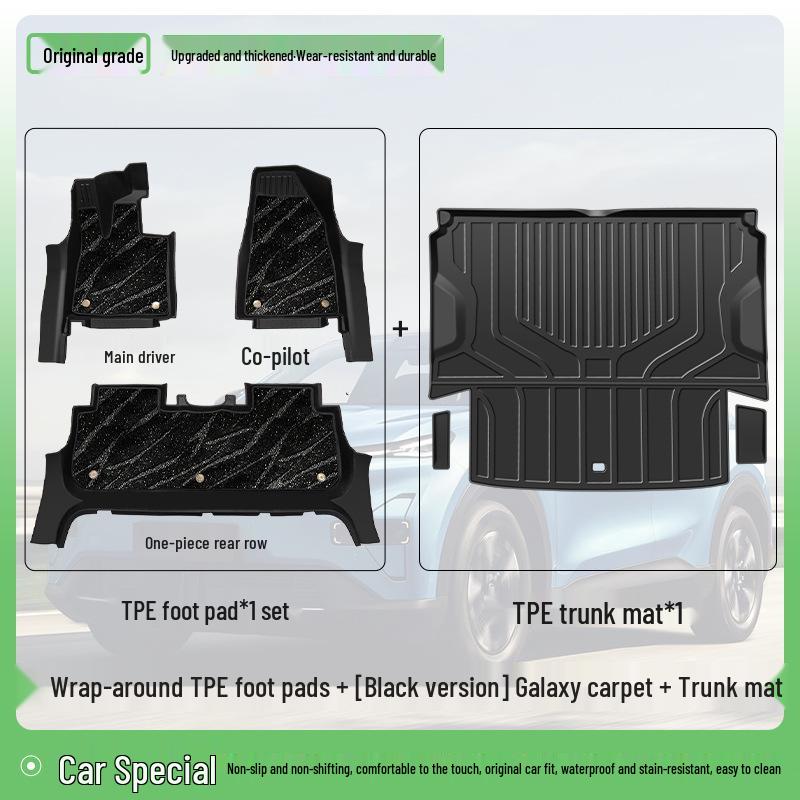 Changan New Deep Blue S05 TPE Floor Mats - Compatible with 26 Models, Full Coverage Car Accessories.