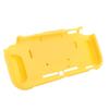 For Switch Lite Protective Case Precise Cutting Shockproof Scratch Resistant TPU Game Console Cover with Stand Yellow