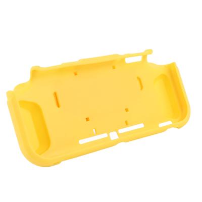 For Switch Lite Protective Case Precise Cutting Shockproof Scratch Resistant TPU Game Console Cover with Stand Yellow