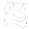 Fruit Display Holder Metal Floating Circle Fruit Rack Art Sculpture for Kitchen Dining Table Decoration Golden