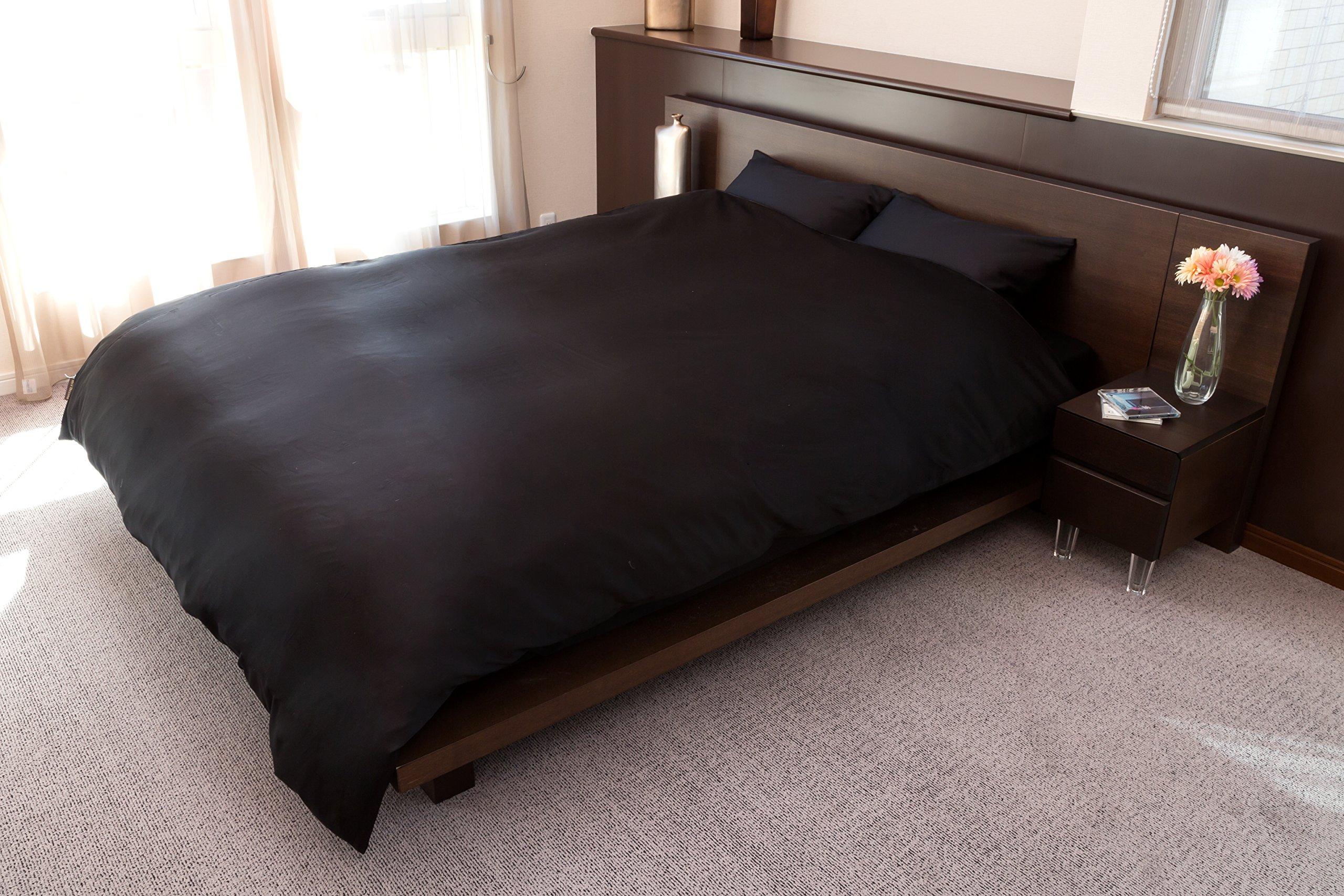 

Home Soft Duvet Cover P Black Semi-Double