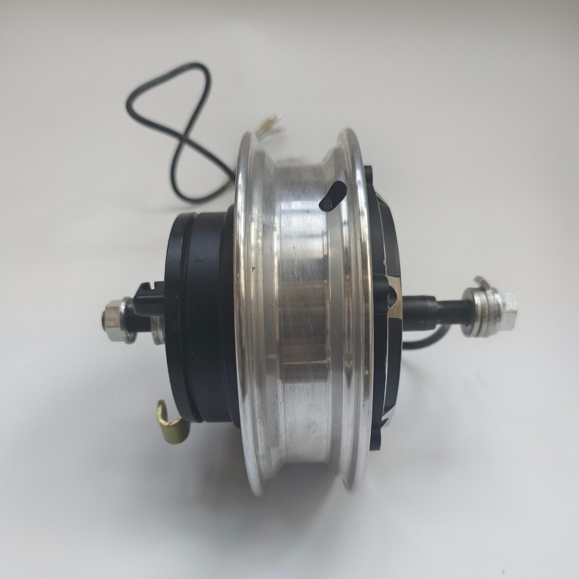 Compact Harley 10  Brushless Hub Motor for Electric Scooters - 24V/36V/48V, 350W/500W with Drum Brake.