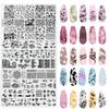 Nail Art Printing Steel Plate Lace Butterfly Pattern Flower French Large Transfer Silicone Seal Steel Plate Printing Rubber Plate