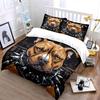 Dog Robotic Art Decor Set Multiple Sizes Kid'S And Adults' Bedroom Exquisite 3Pc Bedding Set, Gift