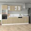 VidaXL Wall-mounted Cabinet "Lyon" Sonoma Oak 29.5 X 31 X 60 Cm Engineered Wood 847495