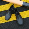 Low-top rain shoes water shoes men's adult warm waterproof shoes shallow mouth non-slip short tube work rubber shoes