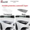For Lexus NX  350h 450h 250 Accessories 2 Pcs Car Headlight Protective Film Front Light Transparent Smoke Black TPU Sticker