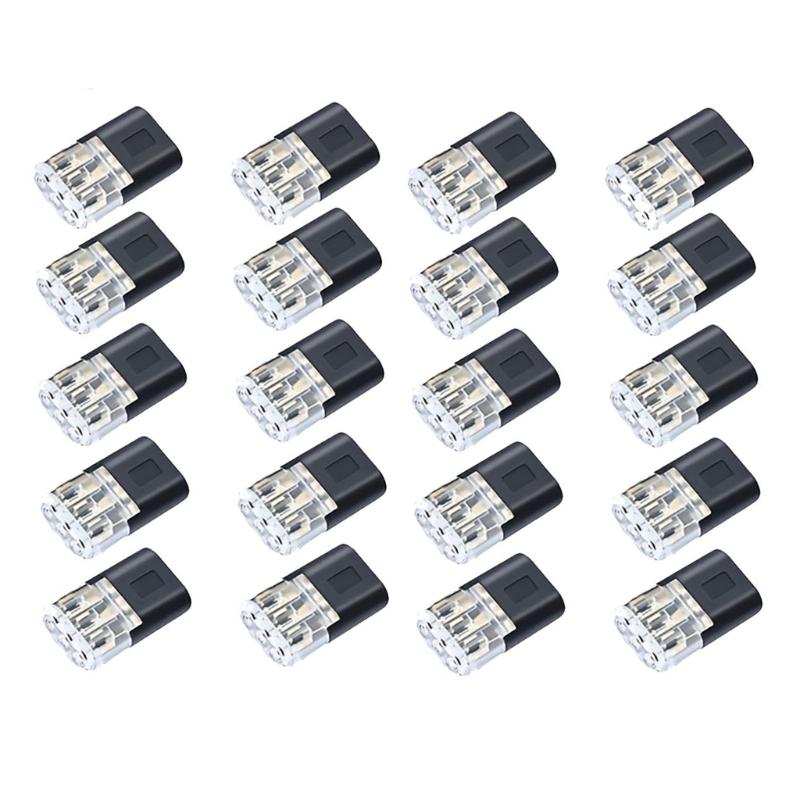 Universal Wiring Splicing Conectors Wire Connect Terminals Connectors 3Pin Bidirectional Pluging Cable Buckle