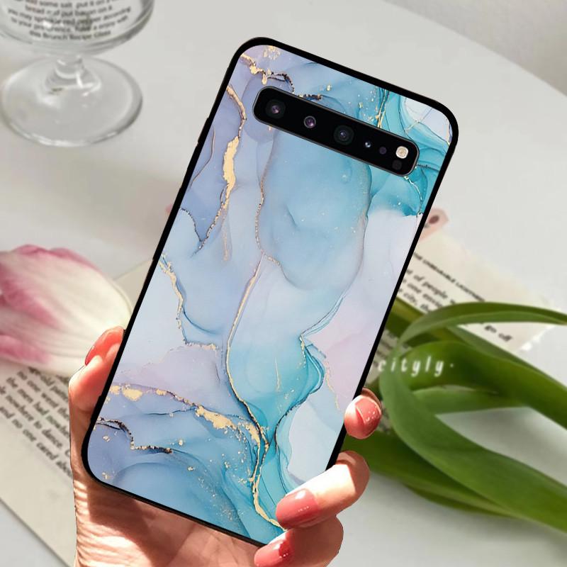 Pro Samsung S10 5G Pouzdro S10 Plus Nárazuvzdorné Mramorové Černé Pouzdra Pro Samsung Galaxy S10 Plus S10e Kryt Silikonový Zadní Nárazník S10+