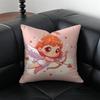 C-Cupid Angel Pillow Kawaii Anime Cushion Cushion Cover Pillow Case Anti-Dustmite Invisible Zipper Silky Plush Cushion