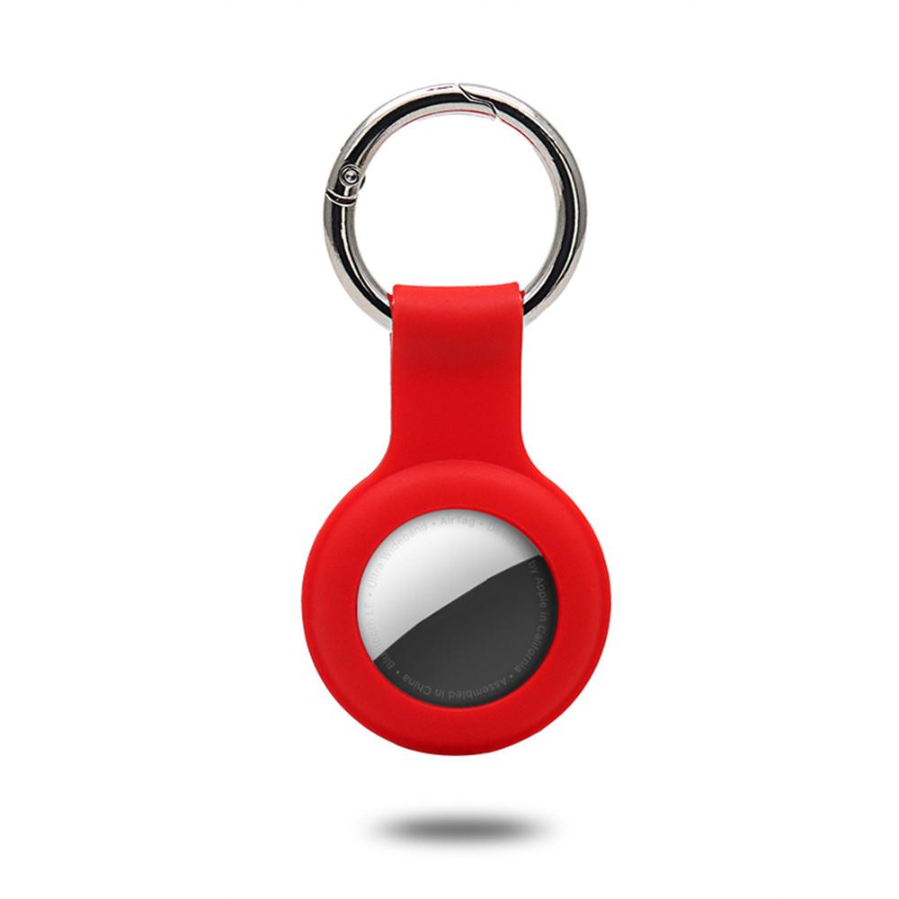 Cover for Apple Airtags Case Liquid Silicone Protective Shell Tracker Accessories Anti-scratch Sleeve Keychain Air Tag Case