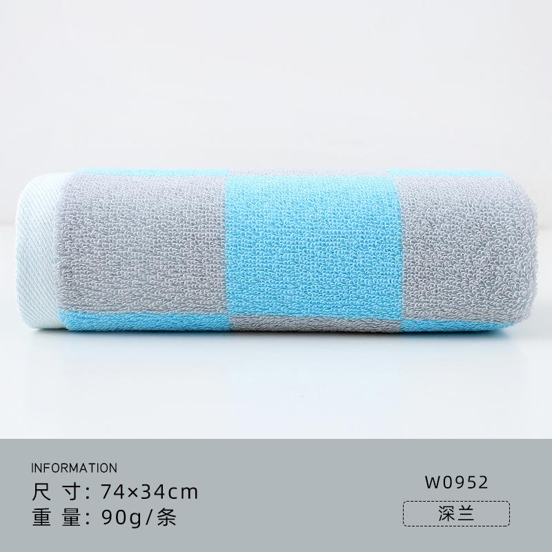 Towel Classic Grid 100% Xinjiang High Quality Cotton Fashion Couple Face Towel Gifts