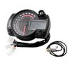NEU-Universelles LCD Digitales Motorrad Kilometerzähler Tacho Instrument Für KOSO Einstellbar Max 299KM/H 7 Farben Armaturenbrett