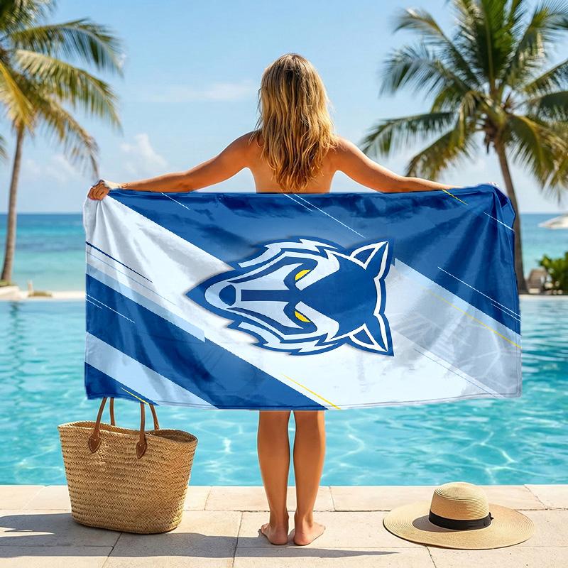 Warrington Wolves Fashion Beach Towel Portable Soft Quick Dry Towel For Swimming Camping Holiday Use