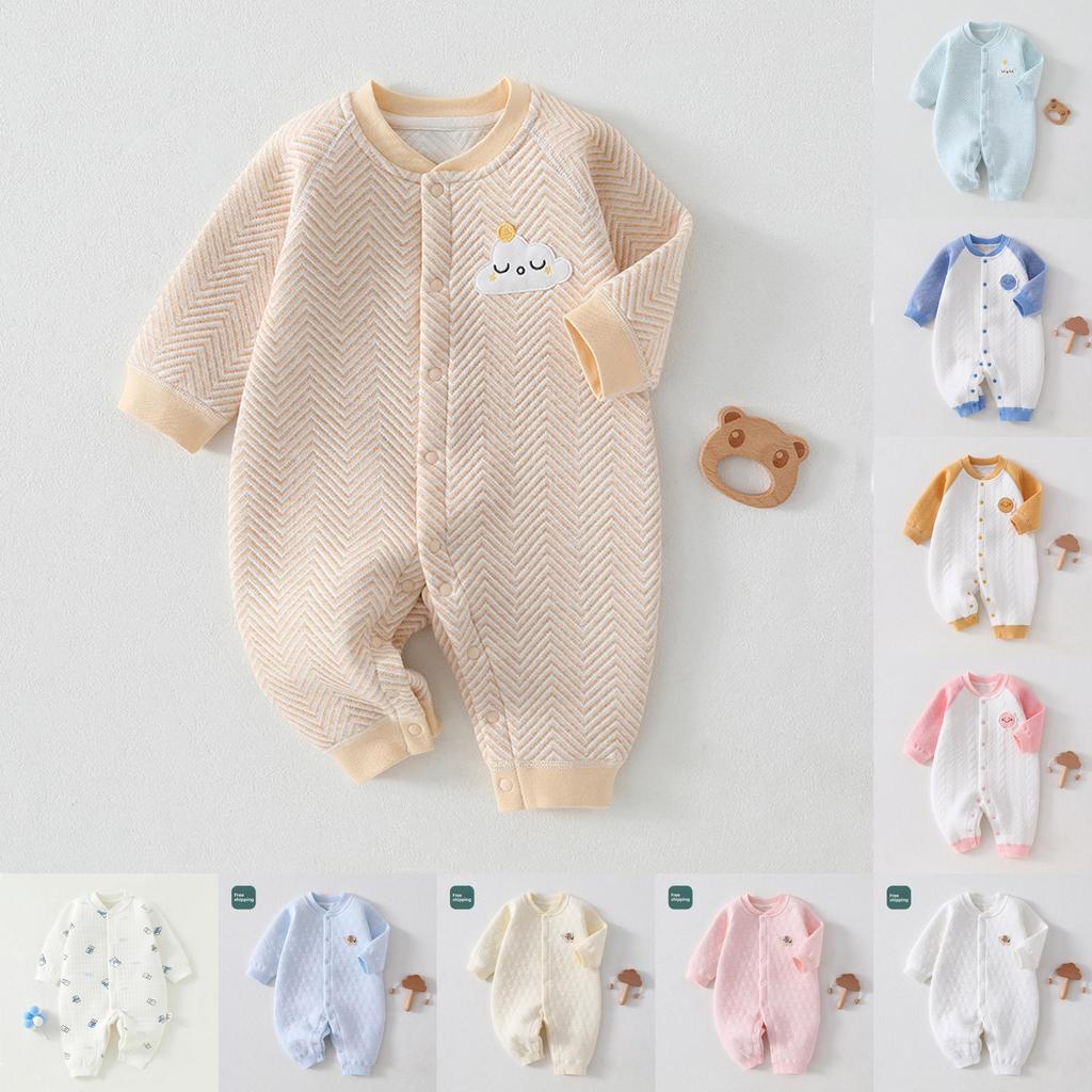 Baby Winter Comforter Onesie With Cotton Thickening For Newborns And Babies