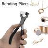 Practical Adjustable Wire Bender Handmade Jewelry Pliers Handy Bracelet Wire Bending Tool for Crafting and Repair