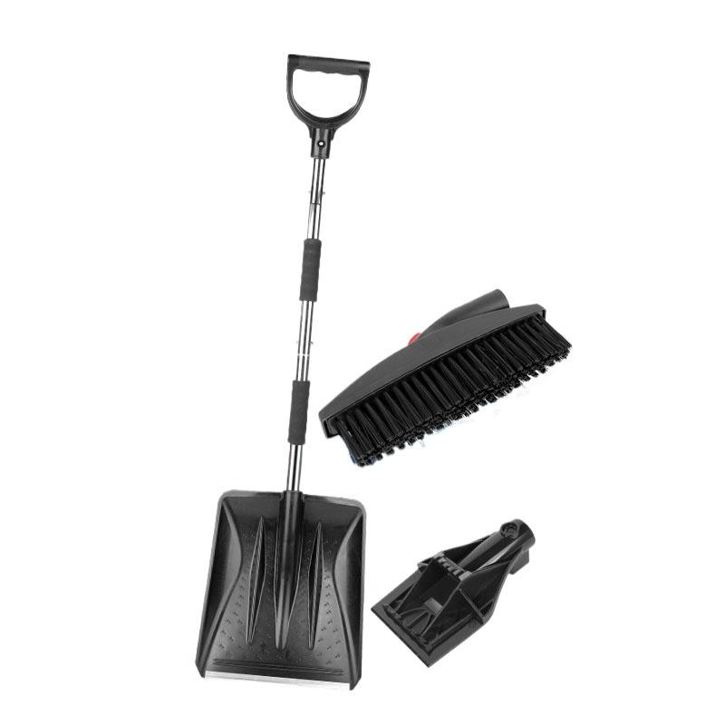 

3 In 1 Shovel Snow Remover Shovel Retractable Snow Brush Winter Detachable Car Snow Shovel Set For Car Truck Camping
