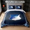 Ensemble de literie TSG Hoffenheim FC 1 Housse de couette + 2 Taies d'oreiller Doux Respirant Linge de lit pour la maison