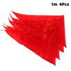 1/2/3/4Pcs Classic 1M 1.2M Triangle Towel Scarf China Style Gifts Red Tie Choker Young Pioneer Scarves School Supplies
