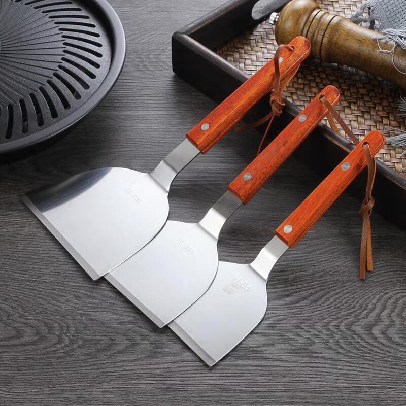 Multi-purpose Angled Stainless Steel Spatula