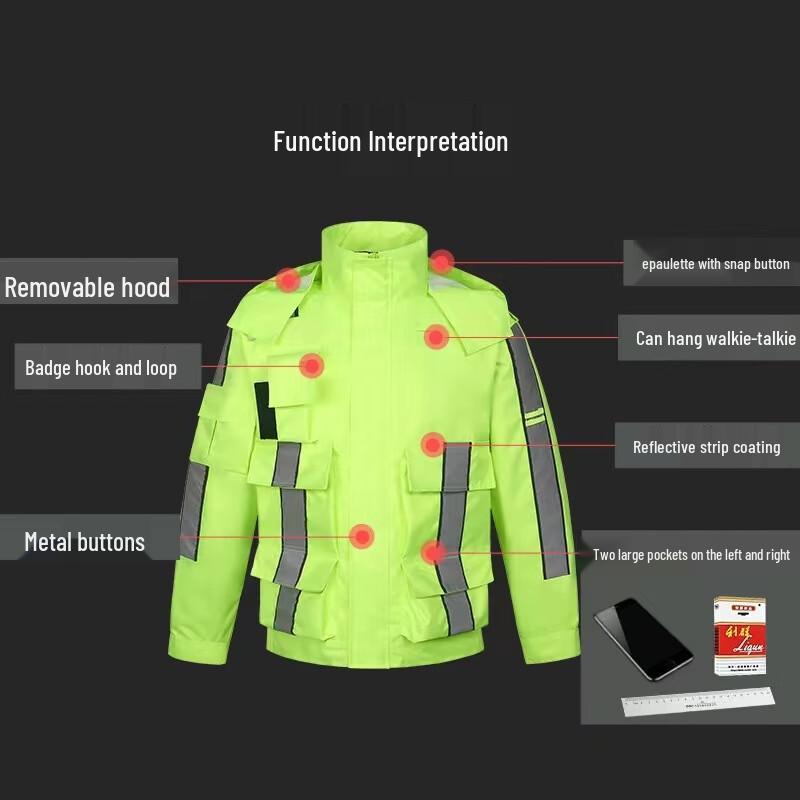 Nufeng Reflective Duty Raincoat Top for Men