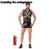 Hochwertiges Polyester-Feuerwehr-Cosplay-Kostüm für Herren