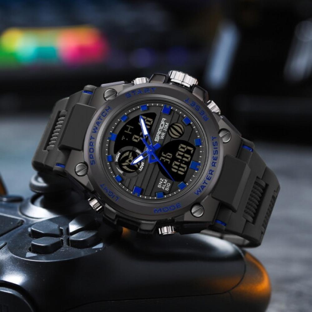 Menbag Men Waterproof Sports Wrist Watch Snd908w