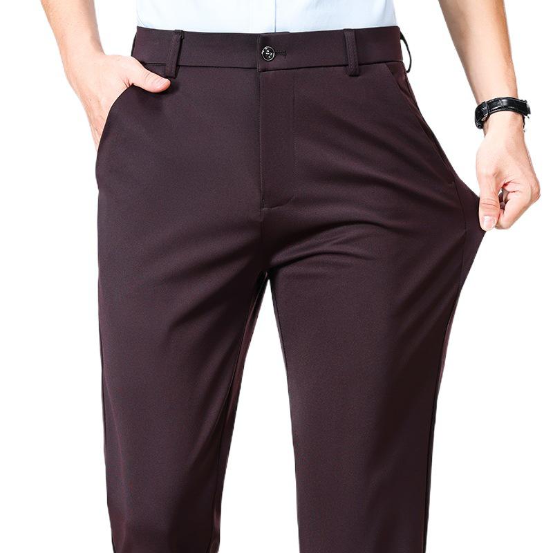 2024 Men's Casual Business Dress Straight-Leg Pants