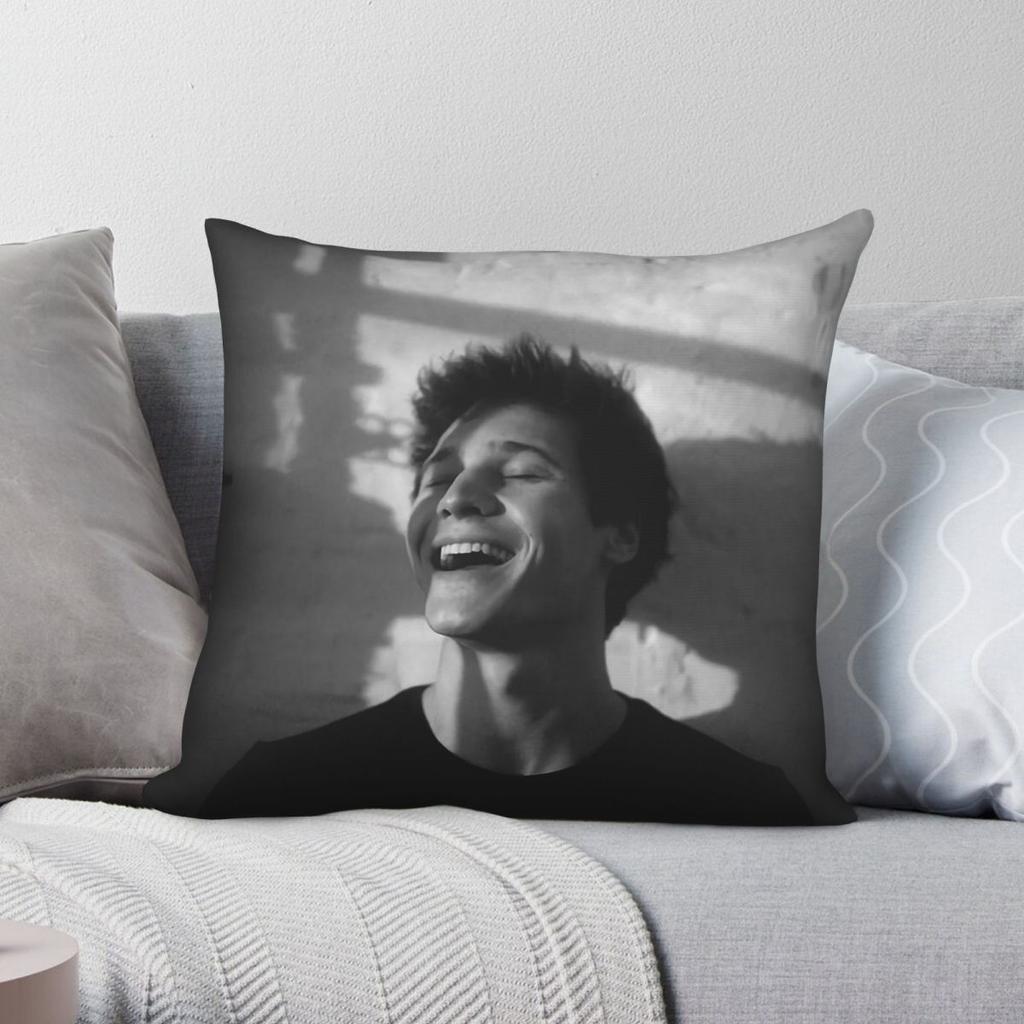 Federa per Cuscino Wincent Weiss Smile Poliestere Lino Velluto Zip Creativa Decorazione Federa Cuscino Copertura Cuscino da Letto Vendita all'Ingrosso