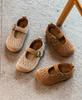 2026 Spring/Summer Kids' Retro Korean Style Soft Sole Princess Shoes