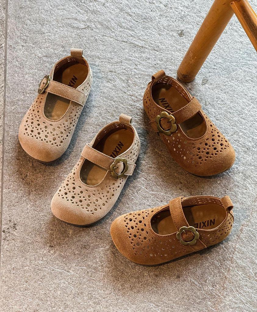 2026 Spring/Summer Kids' Retro Korean Style Soft Sole Princess Shoes