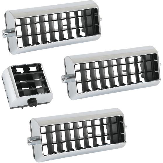 

A/C Dash Vents SET 4 PCS # 3979751 & 14014536 - Compatible with Chevy Gmc TRUCK 1981-1987 1973-1980