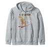 C U Later Huacaya Llama Paco Alpaca Breeder Alpaca Zip-Up Hoodie