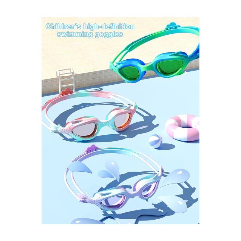 Swimming Goggles Anti-fog Small Frame Goggles Swimming Training Fish-shaped High-definition Waterproof Professional Equipment