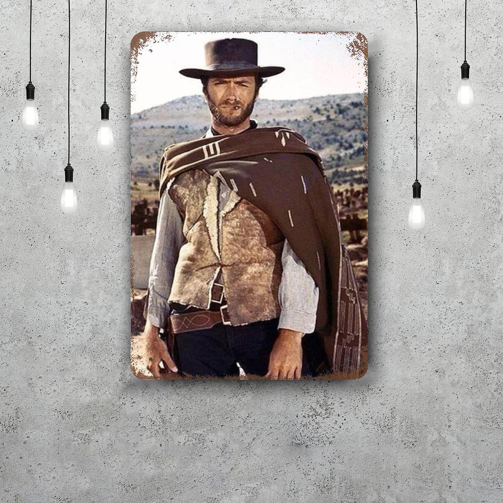 Clint Eastwood Metal Signs wall decor Vintage Tin Signs Captain Metal Poster Decor for Bar Pub Club Wall Decoration
