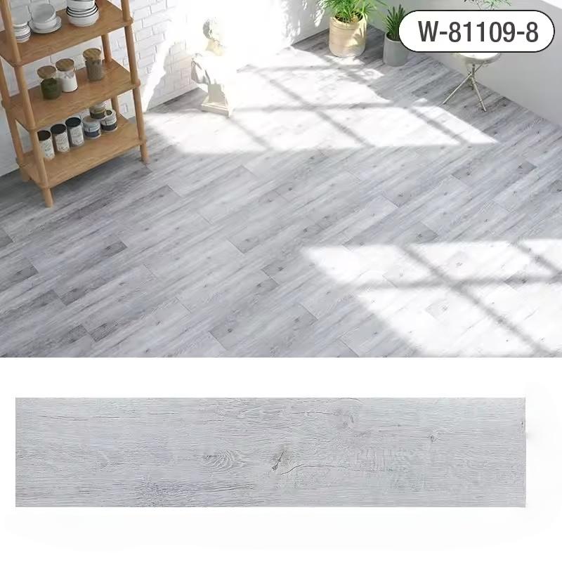 10Pcs 50x15cm PVC Floor Stickers Self-adhesive Wood Grain Floor Stickers Stickers  Wood Grain Floor Stickers Stickers Living