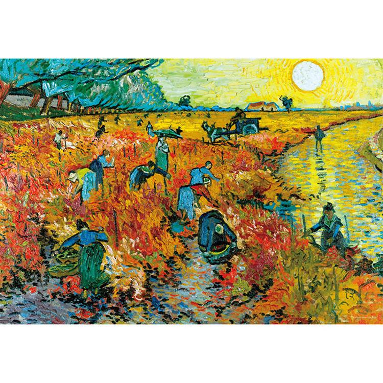 1014-piece jigsaw puzzle - Arles’ red vineyards, popular Korean puzzle