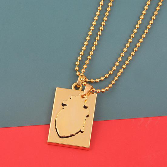 2 pçs criativo coração forma emenda pingente casal colar amante jóias presente