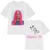 Addison Rae Headphones Fashion Graphic T-shirts Men Women Cotton Casual Loose T Shirt Fan Gifts Summer Aesthetic Casual T-shirts