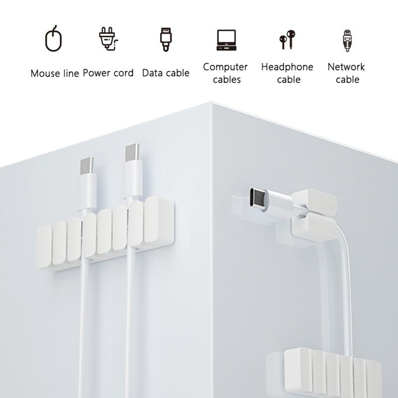 Datenkabelaufbewahrung Kabelaufwickler Ladekabel Datenkabelschutz Organizer Halter Fester Kabelclip Silikon Kabelorganisator