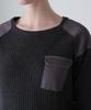 AVIREX MILITARY RIB KNIT ONEPIECE Women's M 410 Charcoal 783-4240602