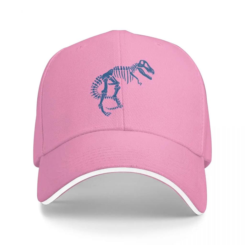 Excavated Dinosaur Fossils in Blue Baseball Cap Anime black Winter hat Christmas Hat Unisex Caps Women's