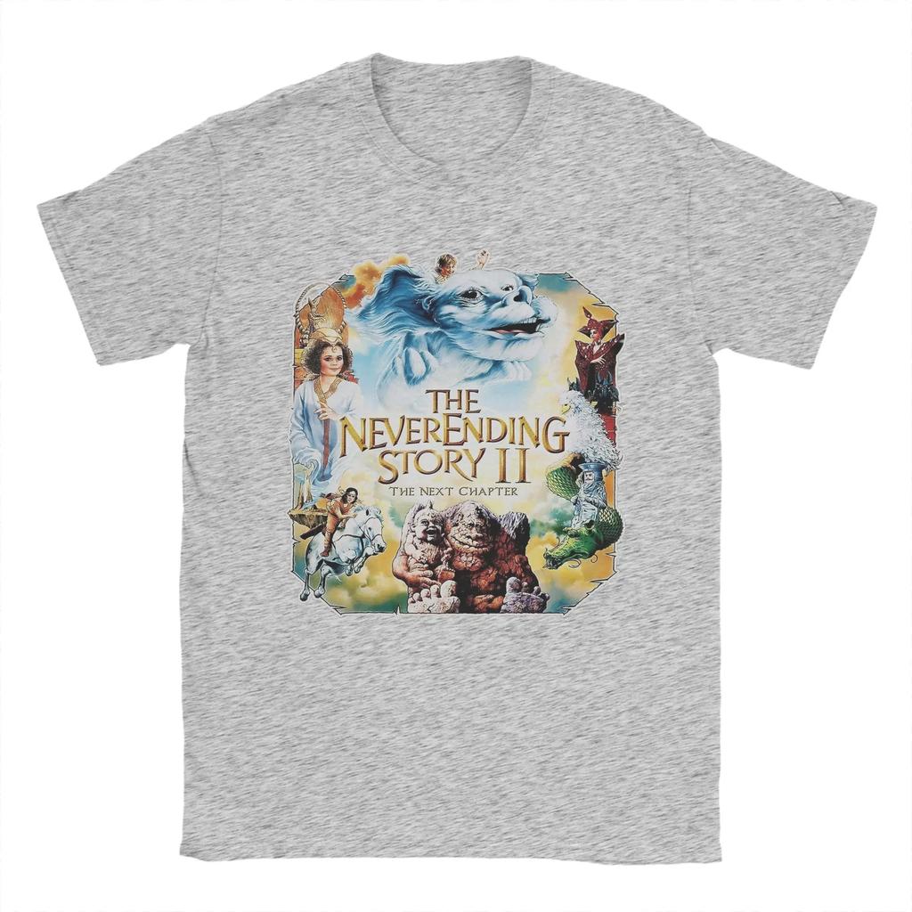 The Neverending Story (5) Cotton Tshirt For Unisexs Summer Vintage Tshirts Crewneck Fashion Tee Shirt Plus Size Casual Tops