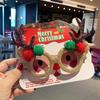 Christmas Glasses Frame Santa Claus Christmas Tree Elk Merry Christmas Glasses Props Christmas Decorations Party Decorations