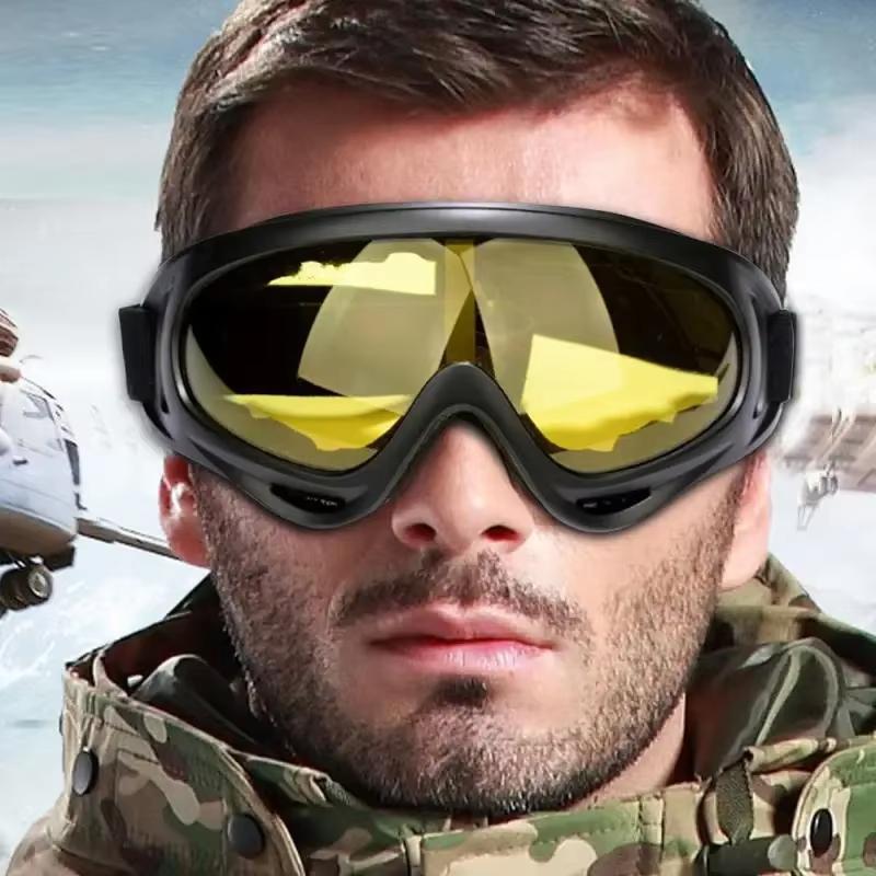 Dustproof Windproof Motocross Men Women Glasses Adjustable Motorcycle Goggles Breathable Full Face Protective Eyeglasses