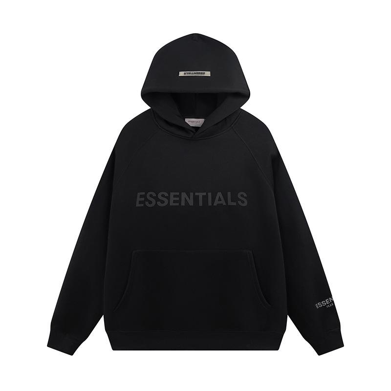 ESSENTIALS Hanorac supradimensionat unisex cu litere reflectorizante 3D